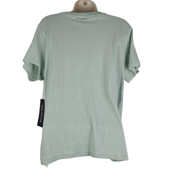 Nwt Wildfox On The Prowl Cheetah T-Shirt Green - Picture 3 of 5